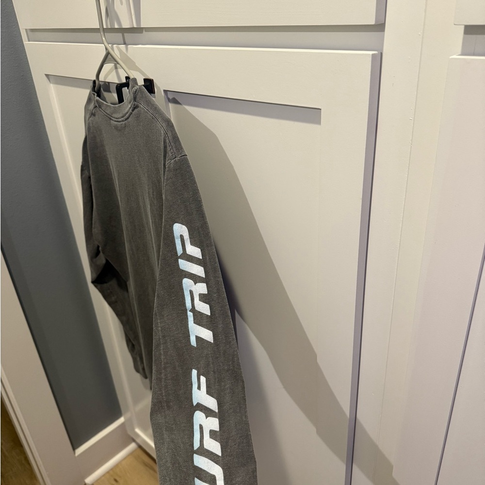 Gray Surf Trip Supply Long Sleeve Shirt - Picture 2 of 3